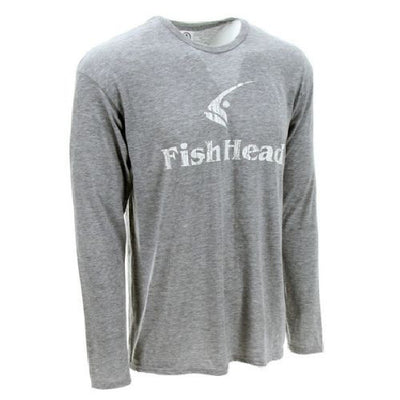 Fish Head Heathered Long Sleeve Tee